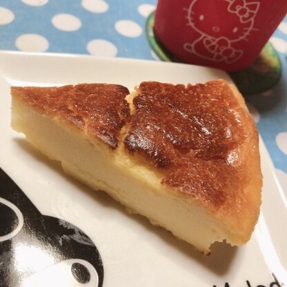 ケーキが食べたくて、でもヘルシーなのがよくてこれに決めた！！
さっぱり、モチモチでおいしかったです♡